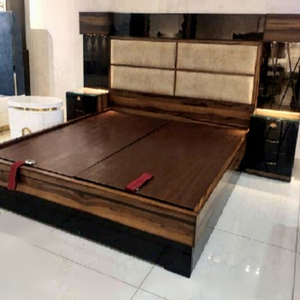 Compre una Cama King Size Doble con Almacenamiento, Muebles de Dormitorio Modernos de Madera Personalizados, Muebles de Dormitorio Principal de Última Generación a Precio de Fábrica - Product Image 1