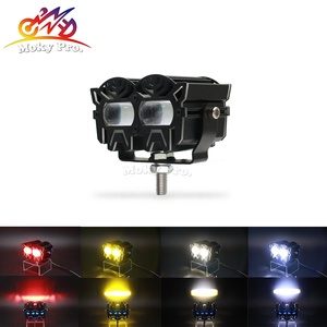 Luces de conducción antiniebla LED externas personalizadas, foco LED de aluminio fundido a presión de 2000lm para motocicleta - Product Image 5