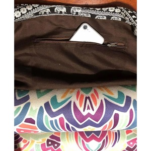 Sac de transport pour tapis de yoga BSCI, grand sac fourre-tout pour tapis de yoga avec poches, compatible avec les tapis dotés de poches de rangement multifonctions, léger - Product Image 3