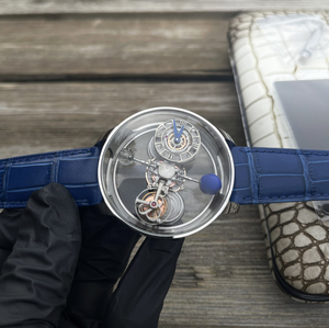 2025 nóng bán mô hình: 47mm Đường kính vòm Sapphire tinh thể, <span class=keywords><strong>360</strong></span> ° trong suốt, thạch anh phong trào cao cấp của người đàn ông xem - Product Image 2