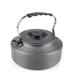 1.6L Outdoor Cooking Boiling <strong>Kettle</strong> Portable <strong>Camping</strong> Hiking Travel Big Capacity Teapot Aluminum Alloy <strong>Kettle</strong> - Product Image 1