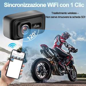 กล้องแอคชั่น SecuraLen 2K WiFi 120 ตัวล็อค G-Sensor ป้องกันการสั่นสะเทือนมุมกว้างสำหรับรถจักรยานยนต์ จักรยานไฟฟ้า กีฬากลางแจ้ง กันน้ำระดับ IP67 - Product Image 4