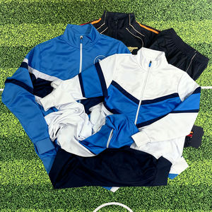 Toptan futbol eğitim seti seti 2526 kulübü uzun kollu eğitim seti erkek atletik uzun kollu çabuk kuru nefes fermuar - Product Image 2