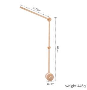 Porte-<span class=keywords><strong>lit</strong></span> mobile en bois simple <span class=keywords><strong>pour</strong></span> bébé, <span class=keywords><strong>moustiquaire</strong></span>, tige suspendue, <span class=keywords><strong>support</strong></span> de cloche de <span class=keywords><strong>lit</strong></span> confortable <span class=keywords><strong>pour</strong></span> nouveau-né - Product Image 6