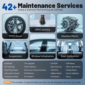 Vdiagtool vd80bt công cụ chẩn đoán Máy quét xe và chương trình Chính thiết lập lại dầu TPMS thiết lập lại công cụ thiết lập lại immo 42 + chức năng với bản đồ cấu trúc liên kết - Product Image 2