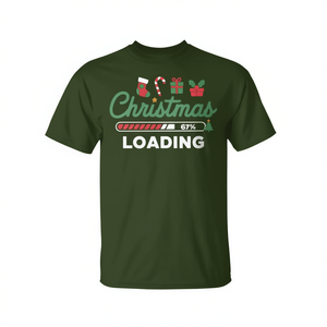 Camiseta navideña con diseño de barra de progreso navideña 67 - Product Image 2