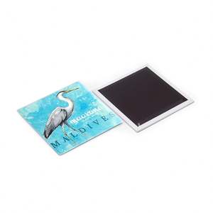 Imán de Foto con Impresión de Colombia y Maldivas, Botón Circular de Metal, Recuerdo, Imán para Refrigerador - Product Image 5