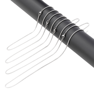 สร้อยคอสแตนเลส2มม. แฟชั่นเครื่องประดับไทเทเนียมสำหรับผู้ชายและผู้หญิง - Product Image 1