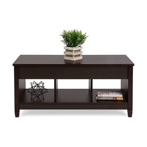Mueble <span class=keywords><strong>de</strong></span> sala <span class=keywords><strong>de</strong></span> estar cuadrado, 3 estantes abiertos, mesa <span class=keywords><strong>de</strong></span> <span class=keywords><strong>centro</strong></span> <span class=keywords><strong>de</strong></span> elevación moderna, precio barato - Product Image 5