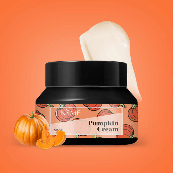 OEM Factory Skincare Natural Vegan Pumpkin Retinol Anti-Aging Face Cream Lotion Skin Brightening Moisturizing Facial Cream Free