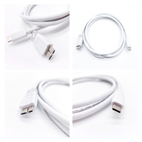 Câble de données USB 3.0 Type-C Micro B mâle 30/28/26 AWG, blindage tressé en cuivre pur, charge rapide 3A, PVC, ordinateur, imprimante