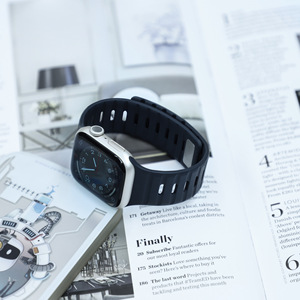 Bracelet en silicone ultra sport pour <span class=keywords><strong>Apple</strong></span> <span class=keywords><strong>Watch</strong></span> Series 10 6 5 4 3 SE 42mm & 46mm Bracelet sport respirant pour modèles de montre 9 8 7 49mm - Product Image 3