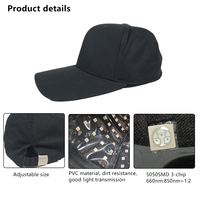 Casquette de thérapie par lumière rouge à 5 longueurs d'onde Shanglaite pour hommes, soulagement de la douleur pour le corps et les mains, beauté des cheveux