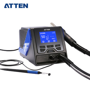 สถานีบัดกรีลมร้อน Atten 1000W พร้อมหน้าจอดิจิตอล สำหรับซ่อมอุปกรณ์อิเล็กทรอนิกส์ - Product Image 1