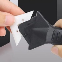 Outils de calfeutrage en silicone 3 en 1 Outil de finition pour mastic Outil de retrait de coulis Grattoir à calfeutrer Grattoir d'angle pour colle de verre à vendre
