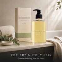 Gel Douche Apaisant et Hydratant pour Femmes, Nettoyant Doux pour Peaux Sensibles et Sèches, Marque Privée OEM ODM Vente en Gros