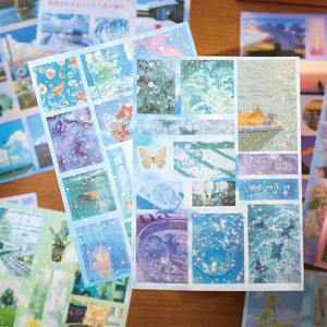 สมุดสติกเกอร์กระดาษไดคัทแบบติดเอง A6 - ชุดชิ้นส่วนโรแมนติก - สไตล์วินเทจญี่ปุ่น - สติกเกอร์กุยจิ กูกะสำหรับสมุดโน้ต - Product Image 6