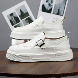 รองเท้าหนังลำลองแบบโบรกพื้นนุ่มสำหรับผู้ชายรุ่นใหม่ประจำฤดูร้อนปี 2026 |   รองเท้าลำลองแบบสวม พื้นหนา ระบายอากาศได้ดี - Product Image 2