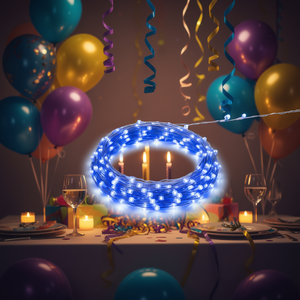 PVC LED <b>String</b> <b>Light</b> 98.4 Ft 300 Blue LEDs Party Lighting - Product Image 2