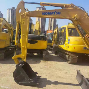 Mini-pelleuse sur chenilles en caoutchouc Komatsu PC50 d'occasion, excavatrice sur chenilles en caoutchouc PC50MR à bas prix - Product Image 2