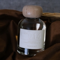 Source Usine Personnalisé Luxe 120Ml Cylindrique Verre Aroma Diffuseur Bouteille Anches Diffuseurs D'air pour Parfum Maison