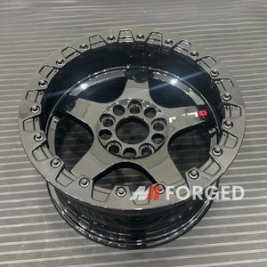 Piatto profondo 2 pezzi Beadlock OEM stile ruote forgiate Gloss Black per Nismo Nissan R32 R33 R34 R35 GTR ruote - Product Image 2