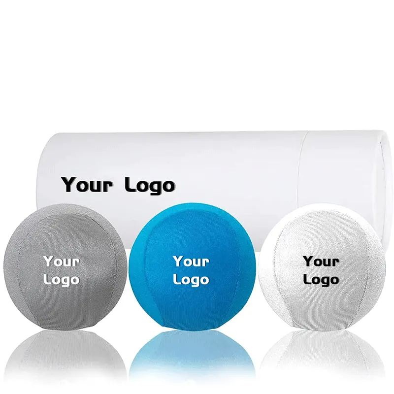 Juguetes antiestrés personalizados, bola antiestrés de tela de Lycra de Gel Tpr, bola Antiestrés con muestra gratis, venta al por mayor