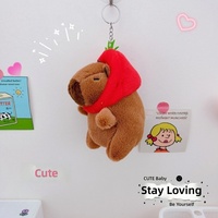 Articles promotionnels en promotion : Mini-cadeaux, porte-clés en peluche mignons en forme de capybara, breloques de sac