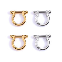 Nouvelle conception Mousqueton en acier inoxydable avec anneau en D, vis, fermoir et boucle à ressort pour bijoux, sacs et bagages