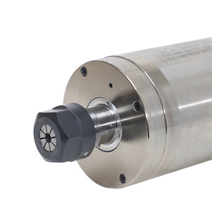 Moteur de broche pour machine-outil HQD 2.2KW 80mm 24000 tr/min à refroidissement par eau pour le travail du bois avec roulement GDZ-23 HQD 2.2KW 80mm 24000r - Product Image 2