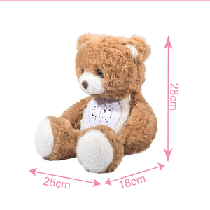Animaux de sommeil de bébé-Veilleuse de projecteur de bruit blanc et d'étoiles | Cadeau de jouet en peluche apaisant - Product Image 5