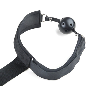Kit de Contrainte BDSM pour Cou et Poignets avec <span class=keywords><strong>Boule</strong></span>, Jouets Sexuels pour Couples, Collier Réglable, Menottes de Dos, Menottes de Poignets, Équipement de Bondage - Product Image 5