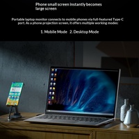 Ordinateur portable remplace l'ordinateur de type nouveau sans mémoire, écran d'extension pour téléphone portable avec souris et clavier