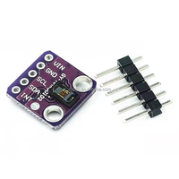 ZOPRO MAX30102 MAX30100 Module de capteur de fréquence cardiaque et de SpO2 Oxymètre de pouls de haute précision 3.3-5V pour capteurs de température et d'humidité