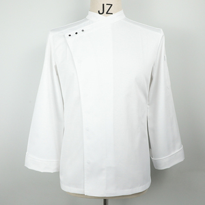 Ultima cassa <span class=keywords><strong>divisa</strong></span> da cuoco bar a manica corta <span class=keywords><strong>per</strong></span> il personale del ristorante estivo uniformi da <span class=keywords><strong>cucina</strong></span> cappotti - Product Image 3