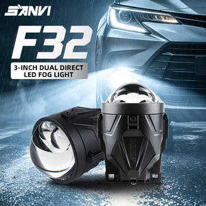 F32 ไฟตัดหมอก LED แบบคู่ขนาด 3 นิ้ว 6+2 คอร์ ความสว่างสูง 5500K แบบเสียบใช้งานได้ทันที อายุการใช้งาน 50000 ชั่วโมง - Product Image 1