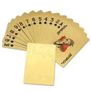 New Product Card Suite Dice Gold Blank Sublimation Poker Playing Cards