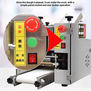 Máquina Comercial Automática de Acero Inoxidable para Hacer Empanadas y Gyoza, con Sistema de Polvo de Harina de Alta Precisión - Product Image 3