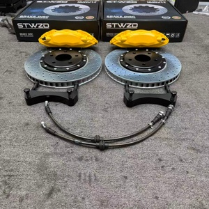 Caliper de Freno Modificado Personalizado para Kit de Frenos Grandes de 4 Pistones F50 para Nissan PATROL y60 y61 y62 GR V Wagon 17 18 pulgadas 330*30mm - Product Image 6