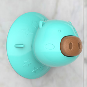 Juguete para masticar TPR en forma de cerdo ecológico para perros y pelota divertida para gatos, ventosa duradera, juguete para tratar mascotas empaquetado - Product Image 2