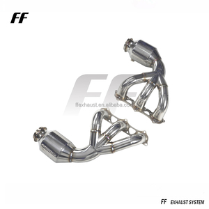 Nouveaux collecteurs d'échappement sport <span class=keywords><strong>Hetu</strong></span> pour Porsche 911 991.1 991.2 GT3/GT3 RS 4.0L avec downpipe - Product Image 4