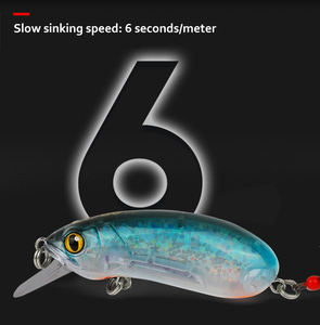 6 ס "מ 8.6 crank mininwow-מרחק ארוך הליהוק מושעה שוקע איטי שוקע מזויף פיתיון - Product Image 4