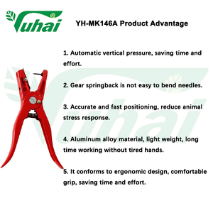 Animal Ear Tag Aplicador Alicadores Metal Pecado Ear Tagger para Porco Ovelha Gado Vaca Ear Tags Vaca Alimentação para Uso Agrícola-Novo Usado - Product Image 5