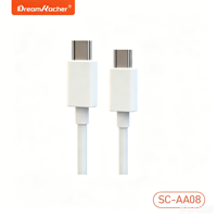 Câble Type-C Dream Kacher SC-AA08 pour téléphone portable et ordinateur, conducteur interne en cuivre pur à 120 brins, longueur 1 mètre, haute vitesse