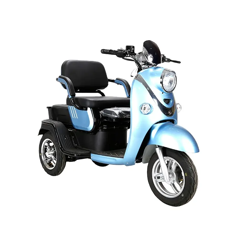 Hot Sell 3 Three Wheels Handicapped Mobility Scooter Motorized Tricycle Electric Motorcycle