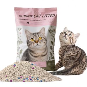 Usine OEM ODM, vente en gros, échantillons gratuits, litière pour chat en bentonite en forme de boule, contrôle des odeurs, pour chat - Product Image 1