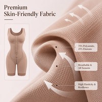 Body sculptant premium grande taille pour femme, effet ventre plat et rehausseur de fesses, compression ferme, amincissant la taille, Fajas