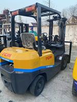 Chariot élévateur électrique d'occasion Vigoshop 3 tonnes, transpalette contrepoids hydraulique manuel tout-terrain, longueur de la fourche 3254 mm, vente chaude