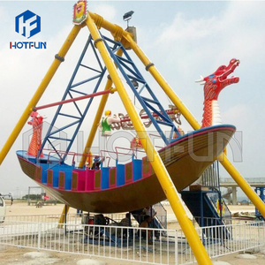Bateau de pirate de dragon ride bateau de pendule extrême bateau de pirate avec des effets de feu 16 sièges bateau de pirate de fer à vendre - Product Image 5