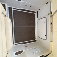 Plateforme de bain et coussin de cockpit pour bateau Bayliner 2655 de 1998, en mousse EVA imitation teck, tapis de pont marin SeaDek MarineMat Gatorstep auto-adhésif
